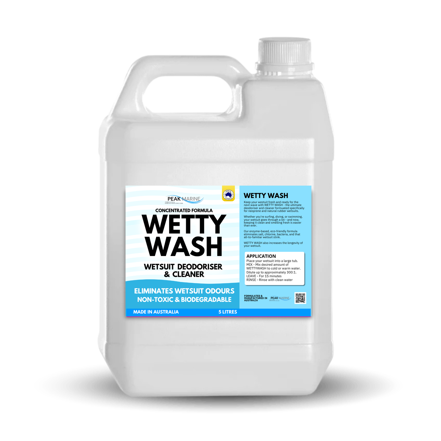 WETTYWASH Wetsuit Deodoriser & Cleaner