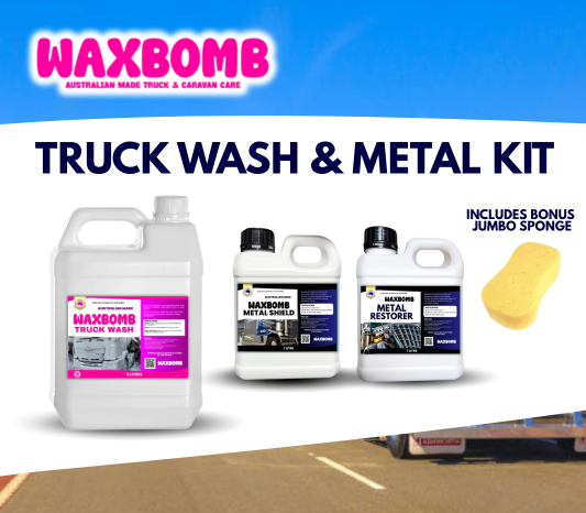 WAXBOMB Truck Wash & Metal Kit